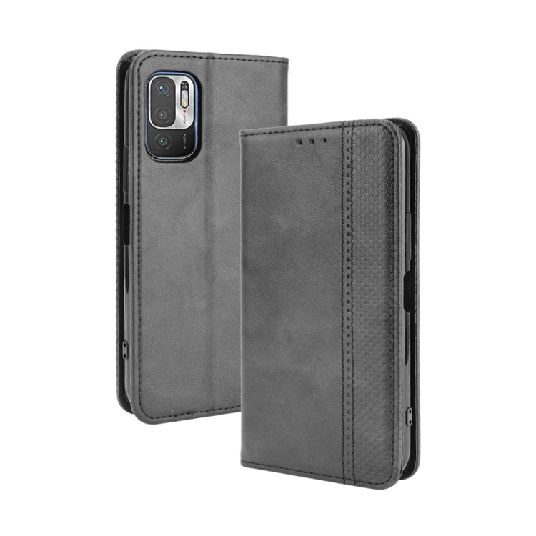 Magnetic Buckle Retro Crazy Horse Texture Horizontal Flip Leather Case with Holder & Card Slots & Photo Frame, For Motorola Edge 20 Lite, For Motorola Edge 20 Pro / Edge S Pro, For OPPO A16, For OPPO Reno6 Z, For vivo V21e 5G, For Xiaomi Redmi Note 10  5G