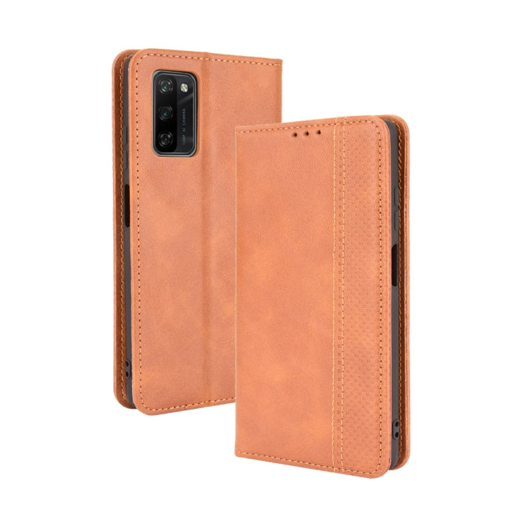 Magnetic Buckle Retro Crazy Horse Texture Horizontal Flip Leather Case with Holder & Card Slots & Photo Frame, For Infinix Note 10 Pro / 10 Pro NFC, For Infinix Note 10, For Blackview A100, For Oukitel C21 Pro, For Oukitel C21, For Umidigi Power 5