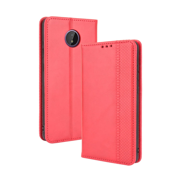 Magnetic Buckle Retro Crazy Horse Texture Horizontal Flip Leather Case with Holder & Card Slots & Photo Frame, For Nokia C10 / C20, For Nokia XR20, For Xiaomi Poco F3 GT / Redmi K40 Gaming, For OnePlus Nord 2 5G, For ZTE Blade A51, For ZTE Blade A71