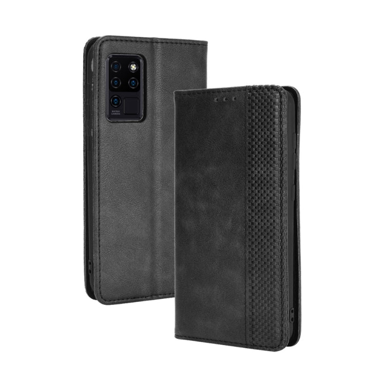 Magnetic Buckle Retro Crazy Horse Texture Horizontal Flip Leather Case with Holder & Card Slots & Photo Frame, For Infinix Note 10 Pro / 10 Pro NFC, For Infinix Note 10, For Blackview A100, For Oukitel C21 Pro, For Oukitel C21, For Umidigi Power 5