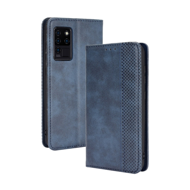 Magnetic Buckle Retro Crazy Horse Texture Horizontal Flip Leather Case with Holder & Card Slots & Photo Frame, For Infinix Note 10 Pro / 10 Pro NFC, For Infinix Note 10, For Blackview A100, For Oukitel C21 Pro, For Oukitel C21, For Umidigi Power 5