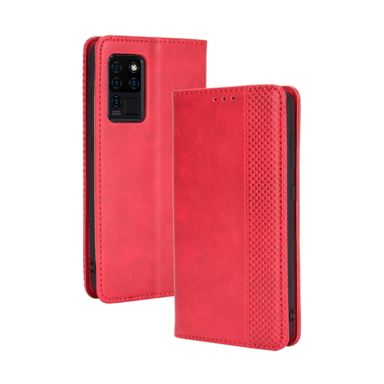 Magnetic Buckle Retro Crazy Horse Texture Horizontal Flip Leather Case with Holder & Card Slots & Photo Frame, For Infinix Note 10 Pro / 10 Pro NFC, For Infinix Note 10, For Blackview A100, For Oukitel C21 Pro, For Oukitel C21, For Umidigi Power 5