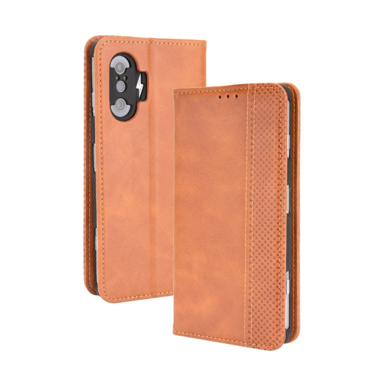 Magnetic Buckle Retro Crazy Horse Texture Horizontal Flip Leather Case with Holder & Card Slots & Photo Frame, For Nokia C10 / C20, For Nokia XR20, For Xiaomi Poco F3 GT / Redmi K40 Gaming, For OnePlus Nord 2 5G, For ZTE Blade A51, For ZTE Blade A71