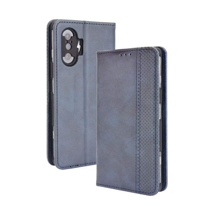 Magnetic Buckle Retro Crazy Horse Texture Horizontal Flip Leather Case with Holder & Card Slots & Photo Frame, For Nokia C10 / C20, For Nokia XR20, For Xiaomi Poco F3 GT / Redmi K40 Gaming, For OnePlus Nord 2 5G, For ZTE Blade A51, For ZTE Blade A71