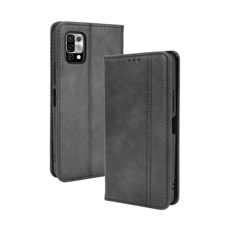 Magnetic Buckle Retro Crazy Horse Texture Horizontal Flip Leather Case with Holder & Card Slots & Photo Frame, For Blackview A100, For Oukitel C21 Pro, For Oukitel C21, For Umidigi Power 5