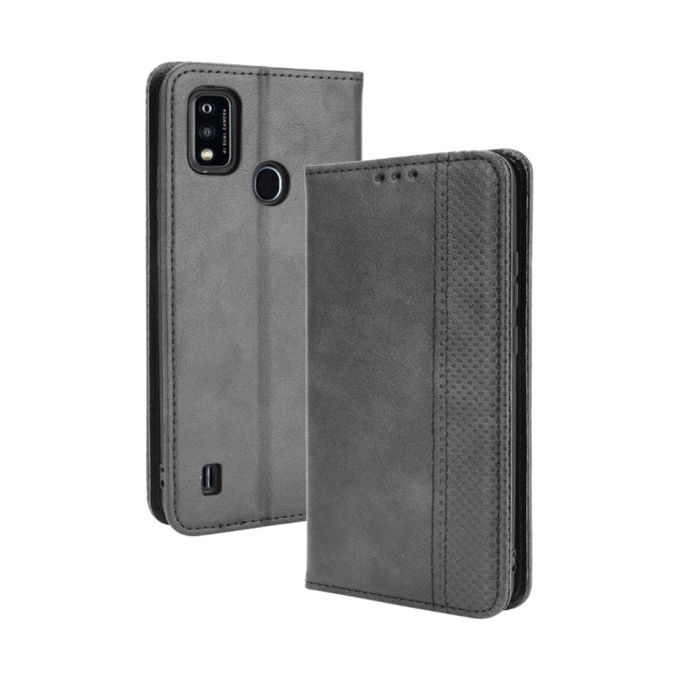 Magnetic Buckle Retro Crazy Horse Texture Horizontal Flip Leather Case with Holder &amp; Card Slots &amp; Photo Frame, For Infinix Note 10 Pro / 10 Pro NFC, For Infinix Note 10, For Blackview A100, For Oukitel C21 Pro, For Oukitel C21, For Umidigi Power 5