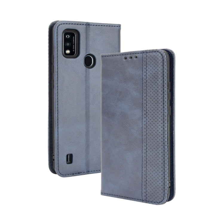 Magnetic Buckle Retro Crazy Horse Texture Horizontal Flip Leather Case with Holder &amp; Card Slots &amp; Photo Frame, For Infinix Note 10 Pro / 10 Pro NFC, For Infinix Note 10, For Blackview A100, For Oukitel C21 Pro, For Oukitel C21, For Umidigi Power 5