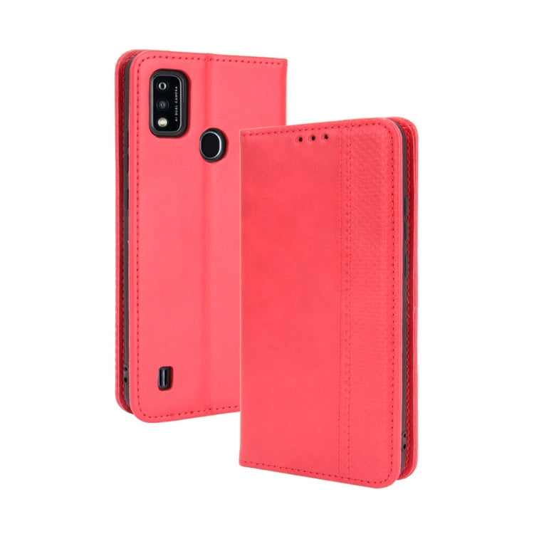 Magnetic Buckle Retro Crazy Horse Texture Horizontal Flip Leather Case with Holder &amp; Card Slots &amp; Photo Frame, For Infinix Note 10 Pro / 10 Pro NFC, For Infinix Note 10, For Blackview A100, For Oukitel C21 Pro, For Oukitel C21, For Umidigi Power 5