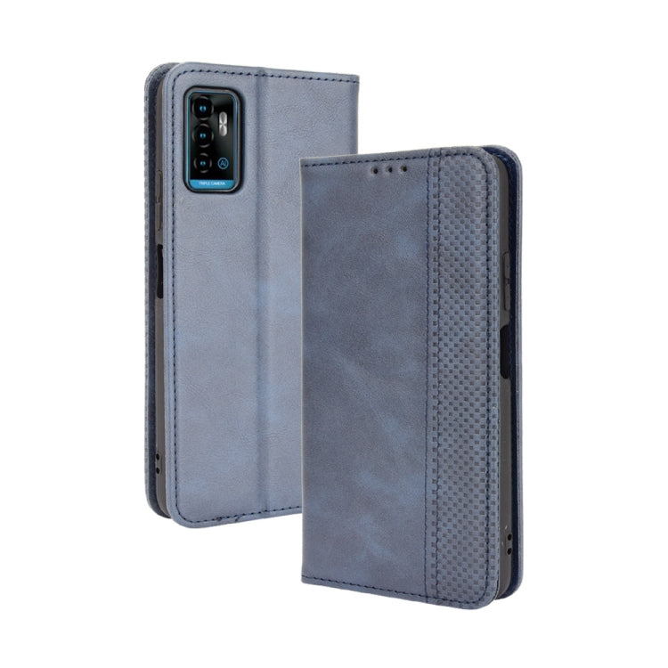 Magnetic Buckle Retro Crazy Horse Texture Horizontal Flip Leather Case with Holder &amp; Card Slots &amp; Photo Frame, For Infinix Note 10 Pro / 10 Pro NFC, For Infinix Note 10, For Blackview A100, For Oukitel C21 Pro, For Oukitel C21, For Umidigi Power 5