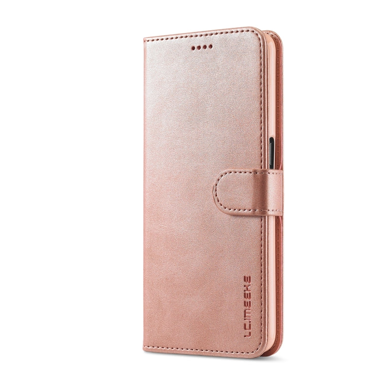 LC.IMEEKE Calf Texture Horizontal Flip Leather Case with Holder & Card Slots & Wallet, For OPPO A16