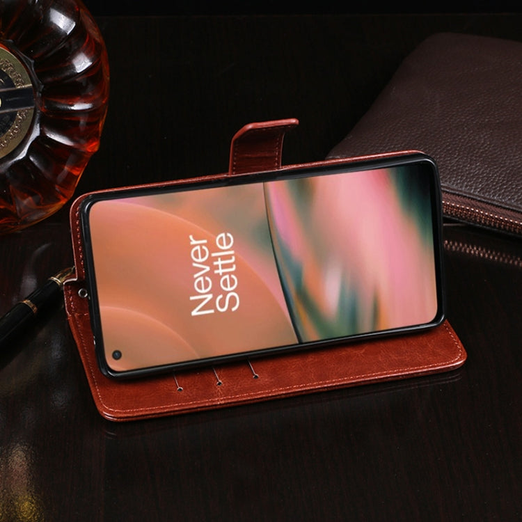 idewei Crazy Horse Texture Horizontal Flip Leather Case with Holder &amp; Card Slots &amp; Wallet, For OnePlus Nord 2 5G, For OPPO Realme GT Master, For OPPO Realme GT Explorer Master, For Tecno Camon 17