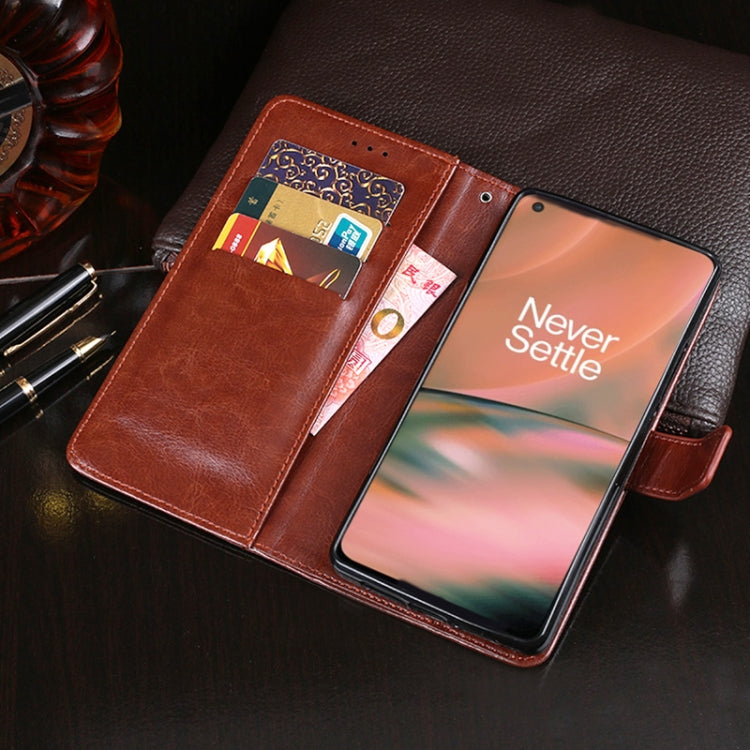 idewei Crazy Horse Texture Horizontal Flip Leather Case with Holder &amp; Card Slots &amp; Wallet, For OnePlus Nord 2 5G, For OPPO Realme GT Master, For OPPO Realme GT Explorer Master, For Tecno Camon 17