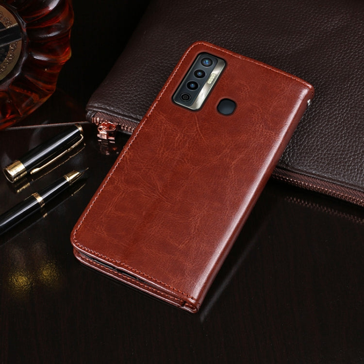 idewei Crazy Horse Texture Horizontal Flip Leather Case with Holder &amp; Card Slots &amp; Wallet, For Huawei P50, For Tecno Camon 17P, For Huawei P50 Pro, For Huawei Maimang 10 SE