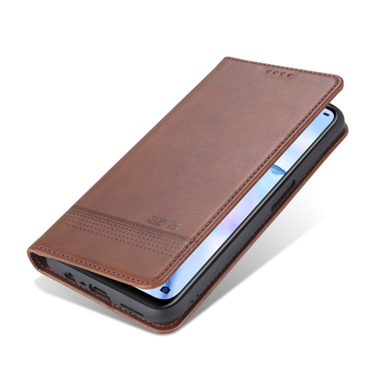 AZNS Magnetic Calf Texture Horizontal Flip Leather Case with Card Slots & Holder & Wallet, For OPPO A16, For Honor X20 SE