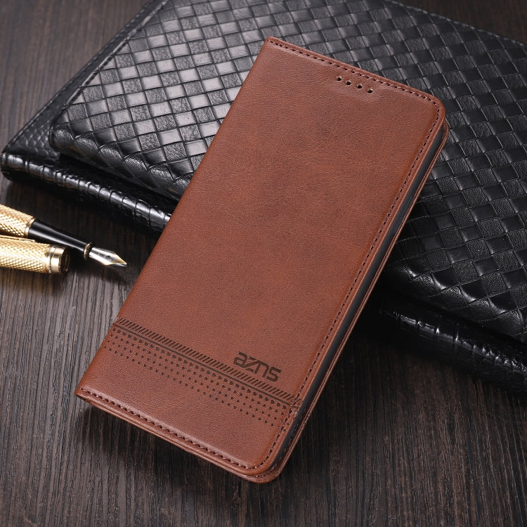 AZNS Magnetic Calf Texture Horizontal Flip Leather Case with Card Slots & Holder & Wallet, For OPPO A16, For Honor X20 SE