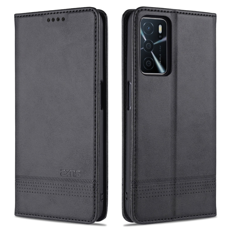 AZNS Magnetic Calf Texture Horizontal Flip Leather Case with Card Slots &amp; Holder &amp; Wallet, For OPPO A16, For Honor X20 SE