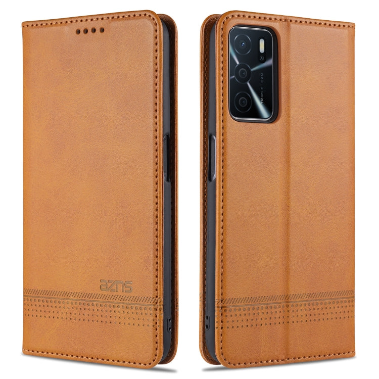 AZNS Magnetic Calf Texture Horizontal Flip Leather Case with Card Slots & Holder & Wallet, For OPPO A16, For Honor X20 SE