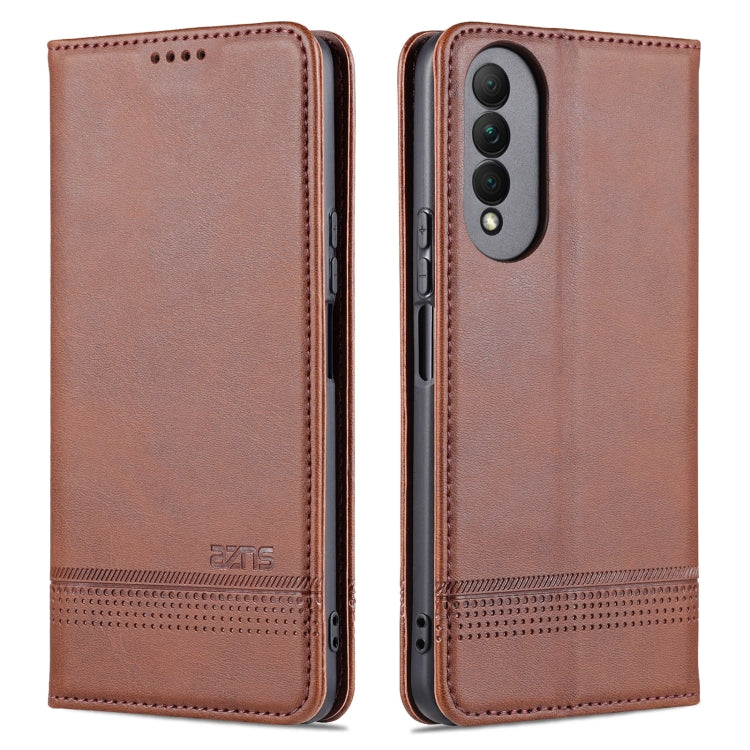 AZNS Magnetic Calf Texture Horizontal Flip Leather Case with Card Slots & Holder & Wallet, For OPPO A16, For Honor X20 SE