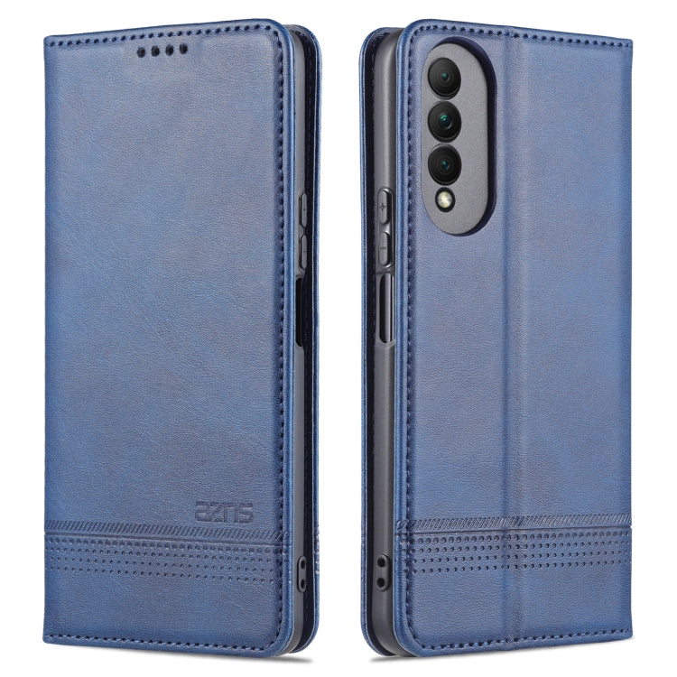 AZNS Magnetic Calf Texture Horizontal Flip Leather Case with Card Slots & Holder & Wallet, For OPPO A16, For Honor X20 SE