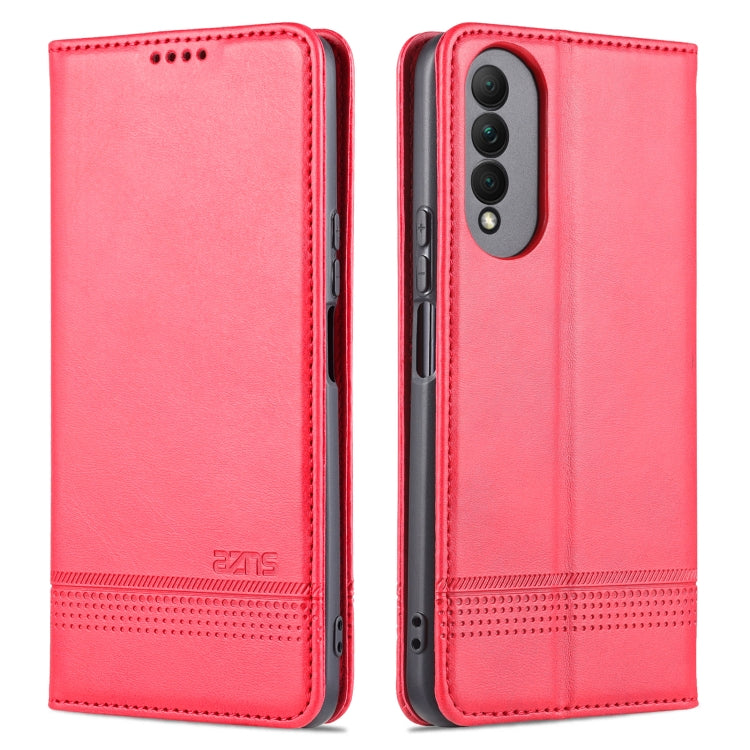 AZNS Magnetic Calf Texture Horizontal Flip Leather Case with Card Slots & Holder & Wallet, For OPPO A16, For Honor X20 SE