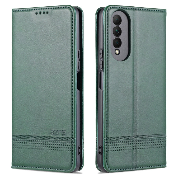 AZNS Magnetic Calf Texture Horizontal Flip Leather Case with Card Slots & Holder & Wallet, For OPPO A16, For Honor X20 SE