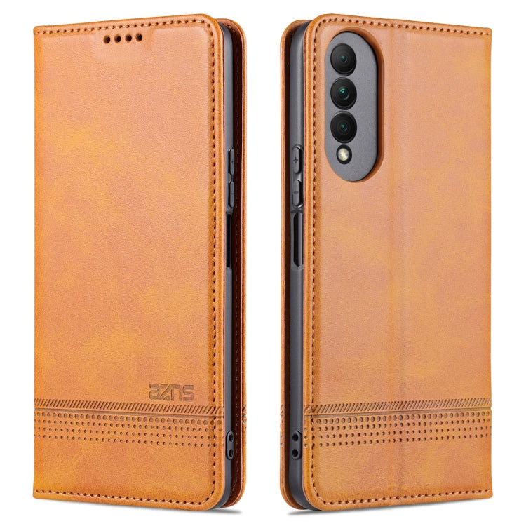 AZNS Magnetic Calf Texture Horizontal Flip Leather Case with Card Slots & Holder & Wallet, For OPPO A16, For Honor X20 SE