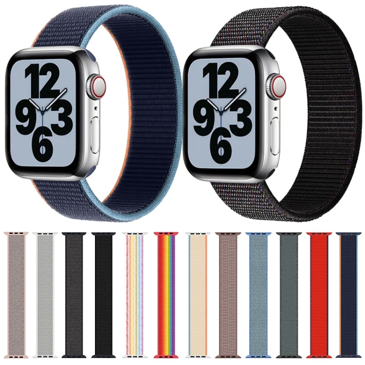 Single Lap Nylon Replacement Watchband, Size: L 165mm For Apple Watch Series 6 &amp; SE &amp; 5 &amp; 4 44mm / 3 &amp; 2 &amp; 1 42mm, L 165mm 44mm / 42mm