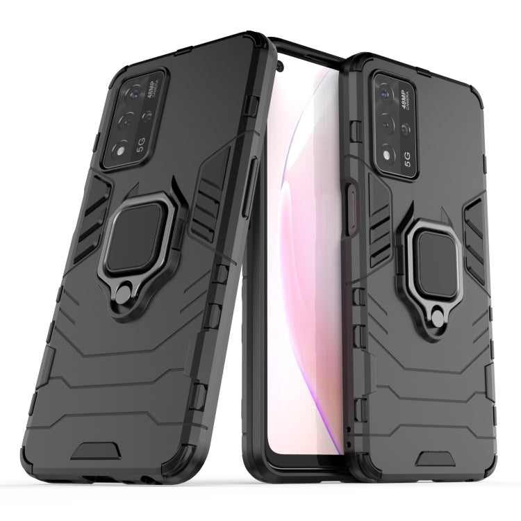 Shockproof PC + TPU Protective Case with Magnetic Ring Holder, For OPPO A93s 5G