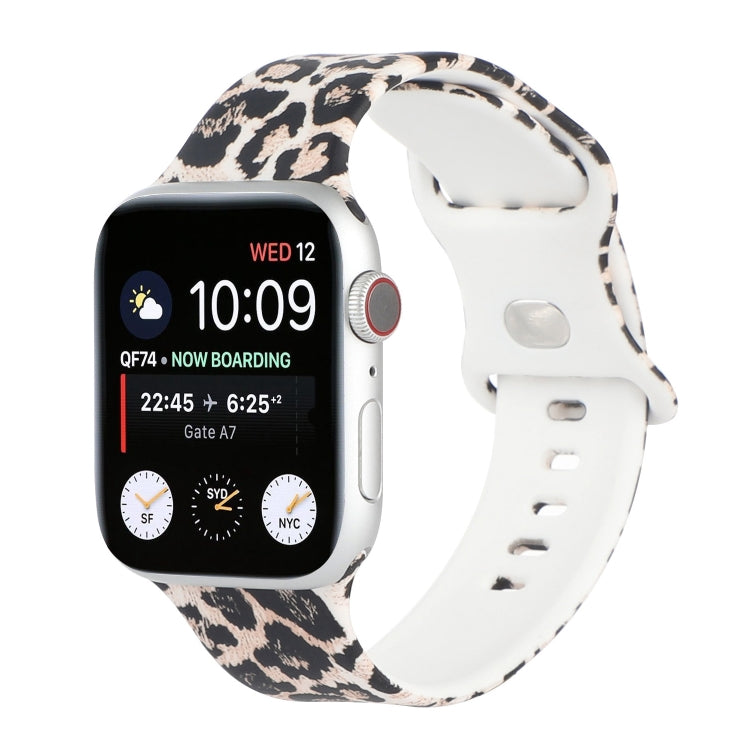 8-buckle Printed Replacement Strap Watchband For Apple Watch Series, 7 45mm / 6 &amp; SE &amp; 5 &amp; 4 44mm / 3 &amp; 2 &amp; 1 42mm, 7 41mm / 6 &amp; SE &amp; 5 &amp; 4 40mm / 3 &amp; 2 &amp; 1 38mm