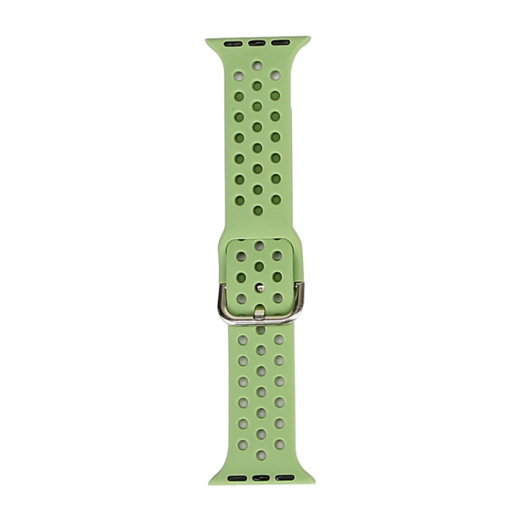 Silicone Replacement Watchband For Apple Watch Series, 7 45mm / 6 &amp; SE &amp; 5 &amp; 4 44mm / 3 &amp; 2 &amp; 1 42mm