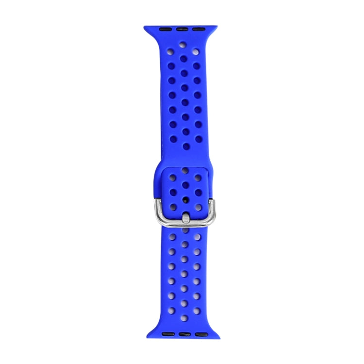 Silicone Replacement Watchband For Apple Watch Series, 7 45mm / 6 &amp; SE &amp; 5 &amp; 4 44mm / 3 &amp; 2 &amp; 1 42mm