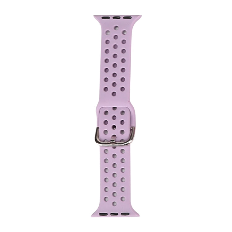 Silicone Replacement Watchband For Apple Watch Series, 7 41mm / 6 &amp; SE &amp; 5 &amp; 4 40mm / 3 &amp; 2 &amp; 1 38mm