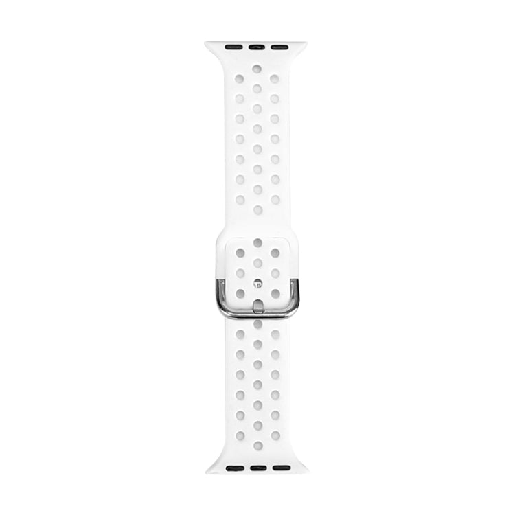 Silicone Replacement Watchband For Apple Watch Series, 7 41mm / 6 &amp; SE &amp; 5 &amp; 4 40mm / 3 &amp; 2 &amp; 1 38mm