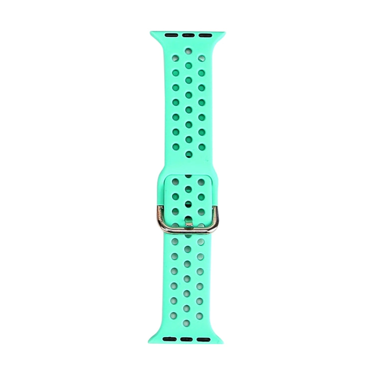 Silicone Replacement Watchband For Apple Watch Series, 7 41mm / 6 &amp; SE &amp; 5 &amp; 4 40mm / 3 &amp; 2 &amp; 1 38mm