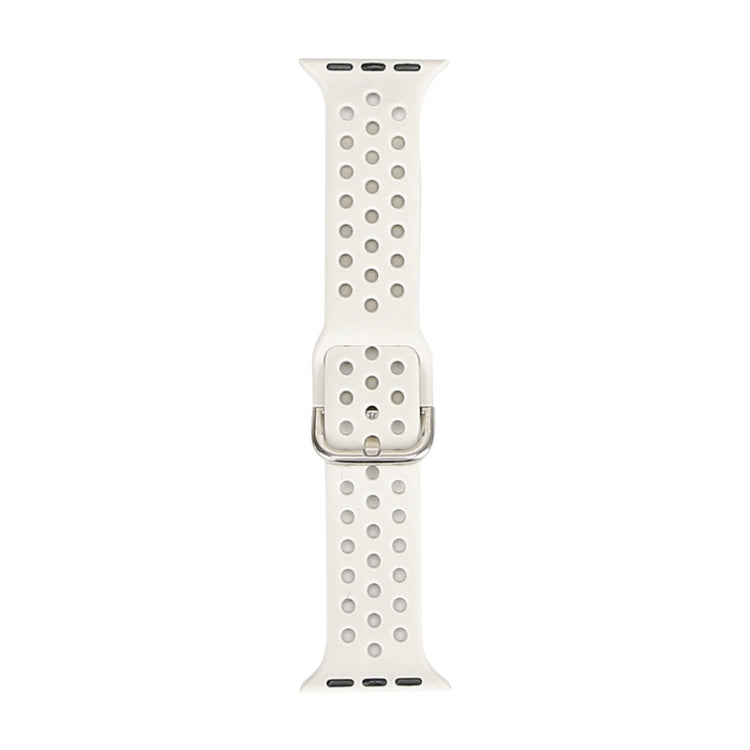 Silicone Replacement Watchband For Apple Watch Series, 7 41mm / 6 &amp; SE &amp; 5 &amp; 4 40mm / 3 &amp; 2 &amp; 1 38mm