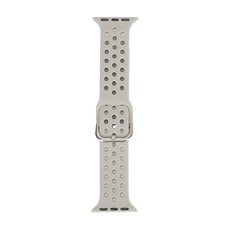 Silicone Replacement Watchband For Apple Watch Series, 7 41mm / 6 &amp; SE &amp; 5 &amp; 4 40mm / 3 &amp; 2 &amp; 1 38mm