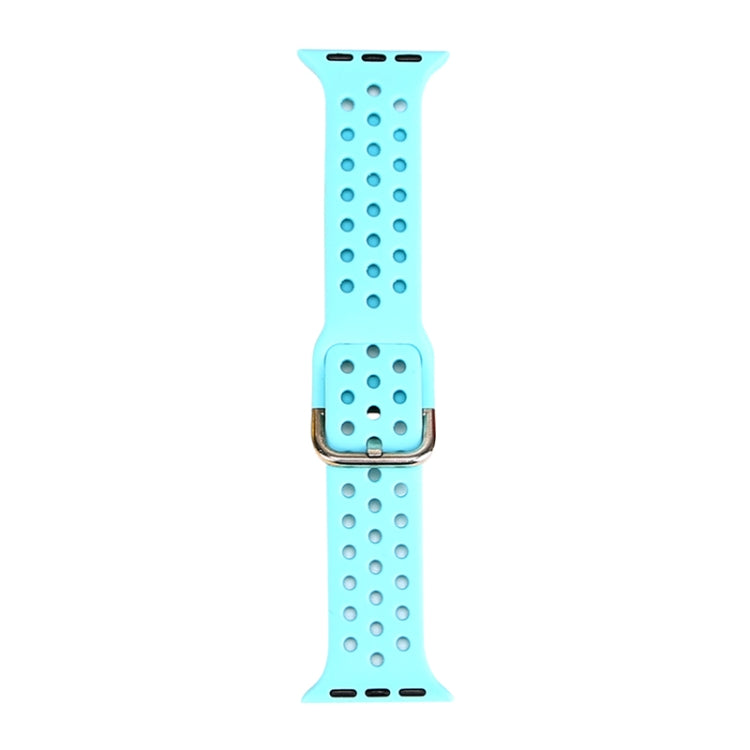 Silicone Replacement Watchband For Apple Watch Series, 7 41mm / 6 &amp; SE &amp; 5 &amp; 4 40mm / 3 &amp; 2 &amp; 1 38mm