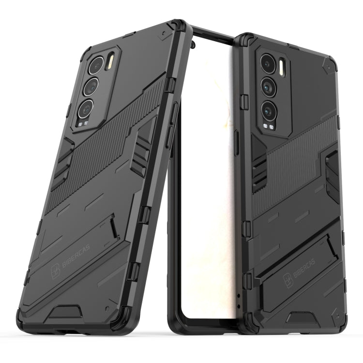 Punk Armor 2 in 1 PC + TPU Shockproof Case with Invisible Holder, For Realme GT Explorer Master, For OPPO Reno6 Z, For Huawei nova 8i Foreign Version, For Honor X20, For OPPO Realme GT Explorer Master