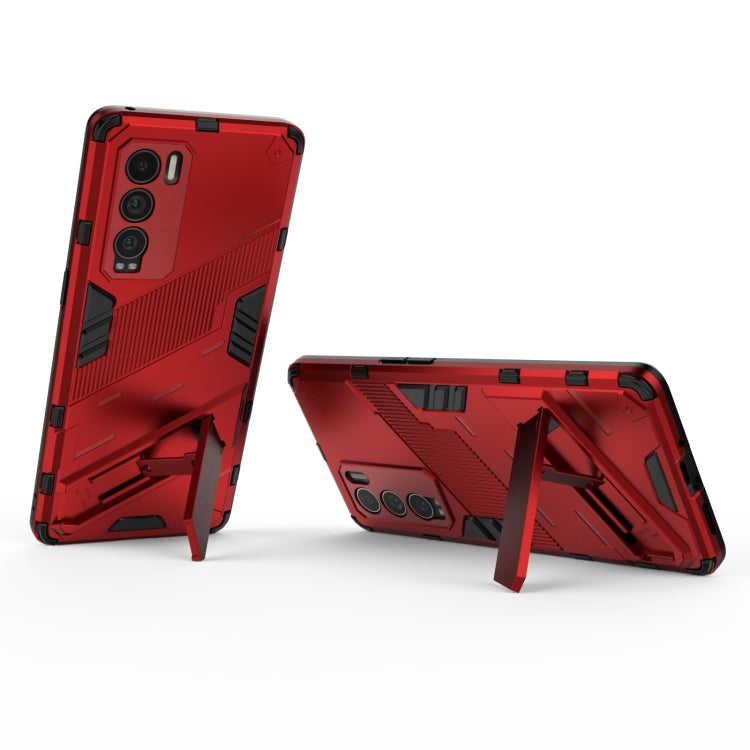 Punk Armor 2 in 1 PC + TPU Shockproof Case with Invisible Holder