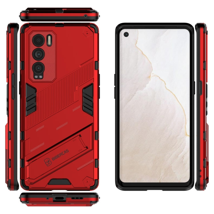 Punk Armor 2 in 1 PC + TPU Shockproof Case with Invisible Holder