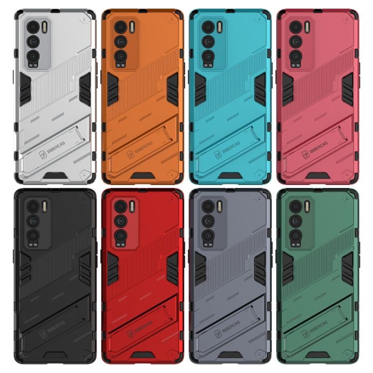 Punk Armor 2 in 1 PC + TPU Shockproof Case with Invisible Holder