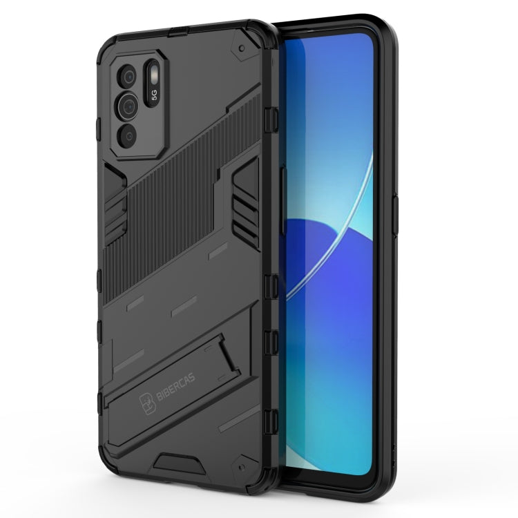 Punk Armor 2 in 1 PC + TPU Shockproof Case with Invisible Holder