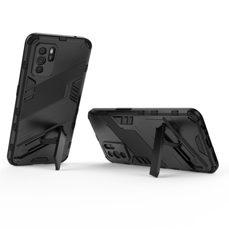 Punk Armor 2 in 1 PC + TPU Shockproof Case with Invisible Holder