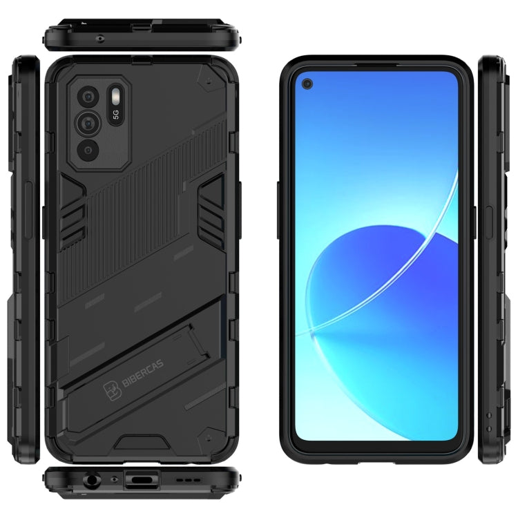 Punk Armor 2 in 1 PC + TPU Shockproof Case with Invisible Holder