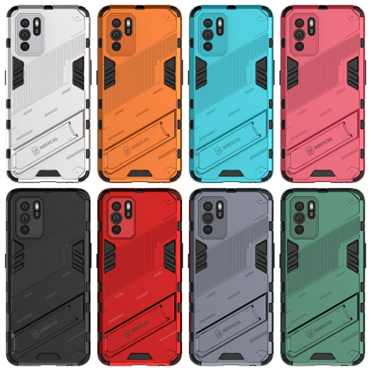 Punk Armor 2 in 1 PC + TPU Shockproof Case with Invisible Holder