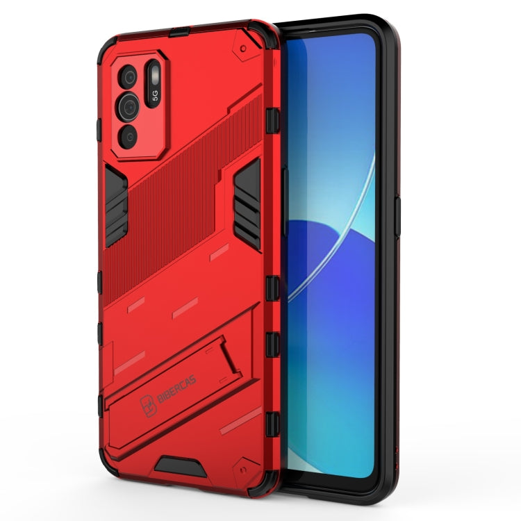 Punk Armor 2 in 1 PC + TPU Shockproof Case with Invisible Holder, For Realme GT Explorer Master, For OPPO Reno6 Z, For Huawei nova 8i Foreign Version, For Honor X20, For OPPO Realme GT Explorer Master