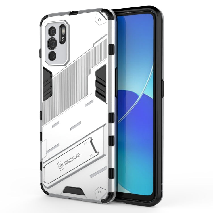 Punk Armor 2 in 1 PC + TPU Shockproof Case with Invisible Holder, For Realme GT Explorer Master, For OPPO Reno6 Z, For Huawei nova 8i Foreign Version, For Honor X20, For OPPO Realme GT Explorer Master