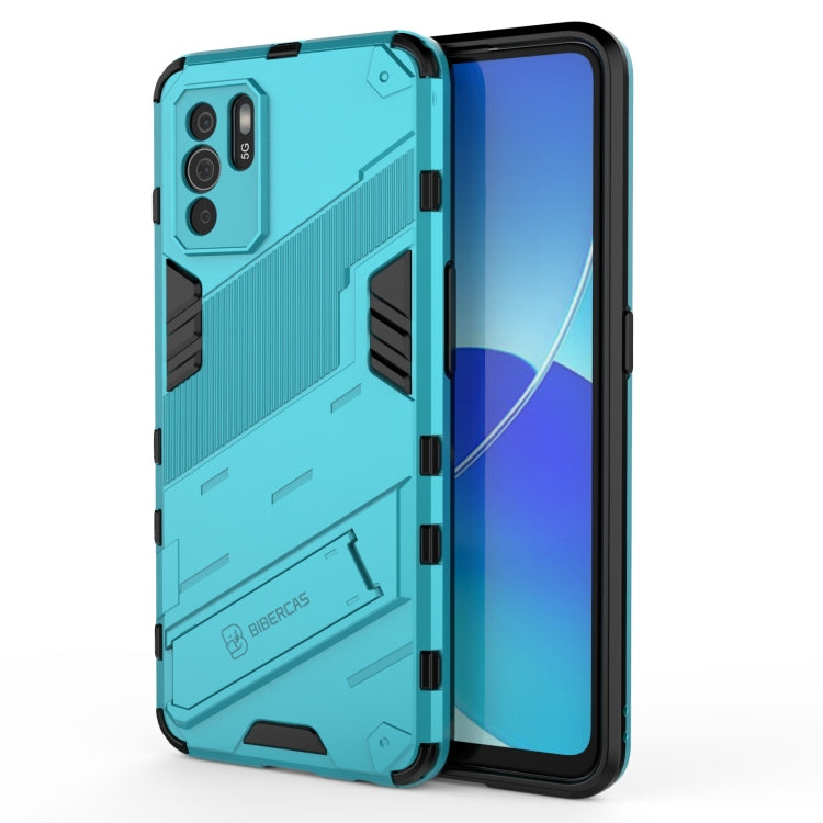 Punk Armor 2 in 1 PC + TPU Shockproof Case with Invisible Holder, For Realme GT Explorer Master, For OPPO Reno6 Z, For Huawei nova 8i Foreign Version, For Honor X20, For OPPO Realme GT Explorer Master