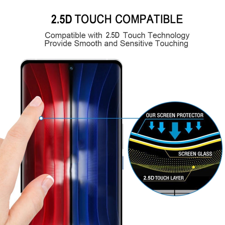 25 PCS 3D Curved Edge Full Screen Tempered Glass Film, For vivo iQOO 8 Pro (25 PCS)