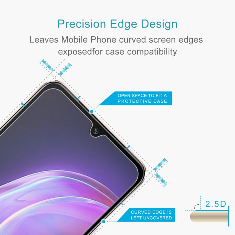 0.26mm 9H 2.5D Tempered Glass Film, For vivo V21 / V21 5G (1 PC), For vivo V21e / V21e 5G (1 PC), For vivo iQOO 8 (1 PC)